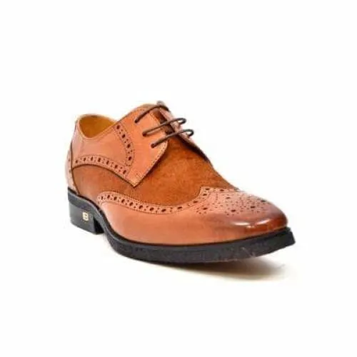 British Walkers Charles Men's Cognac Leather Oxford Loafers